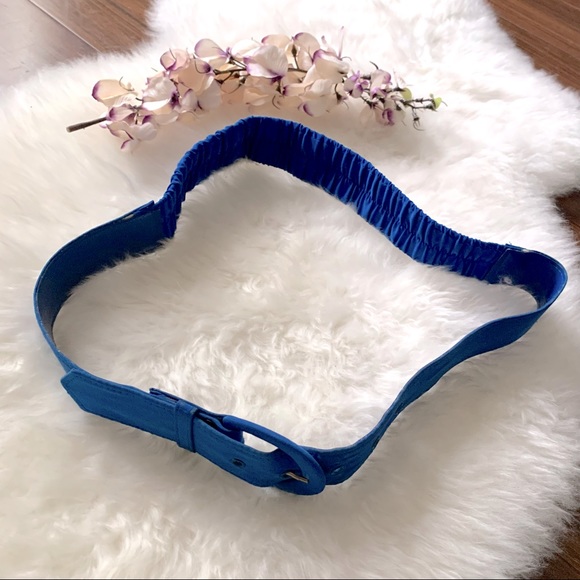 Vintage Royal Blue Belt, elastic belt (XS-M) - Picture 6 of 6